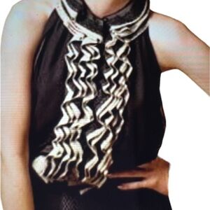 Neiman Marcus Ruffled Blouse